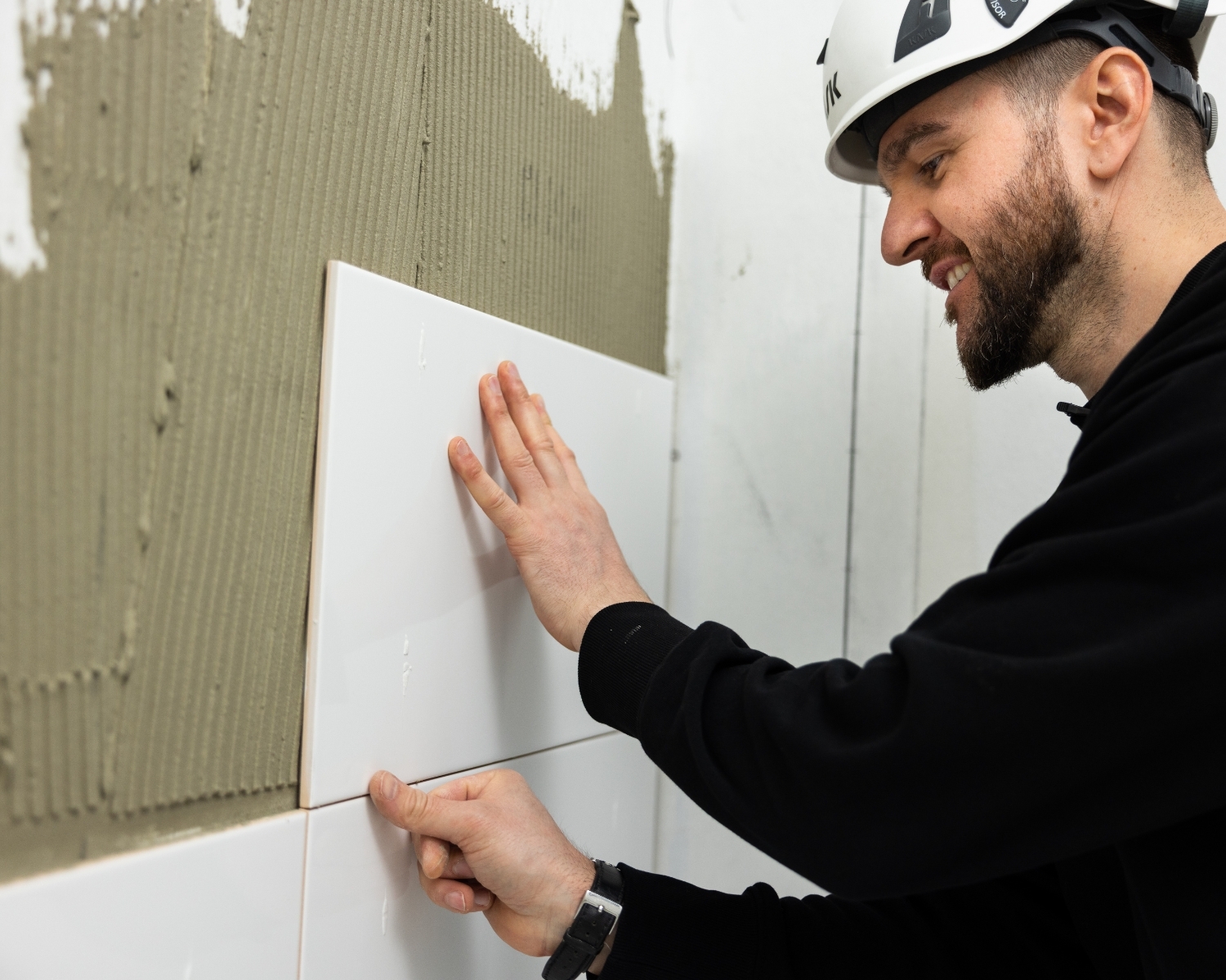 Reparasjon ved rørbrudd i vegg